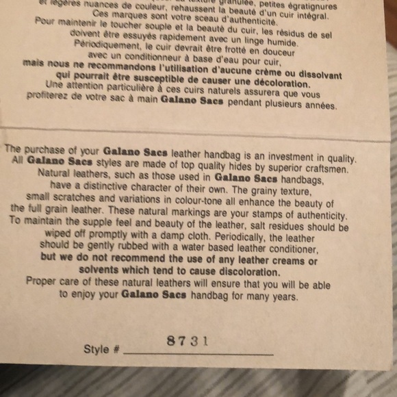 Brand New dark Navy leather handbag - Picture 5 of 6